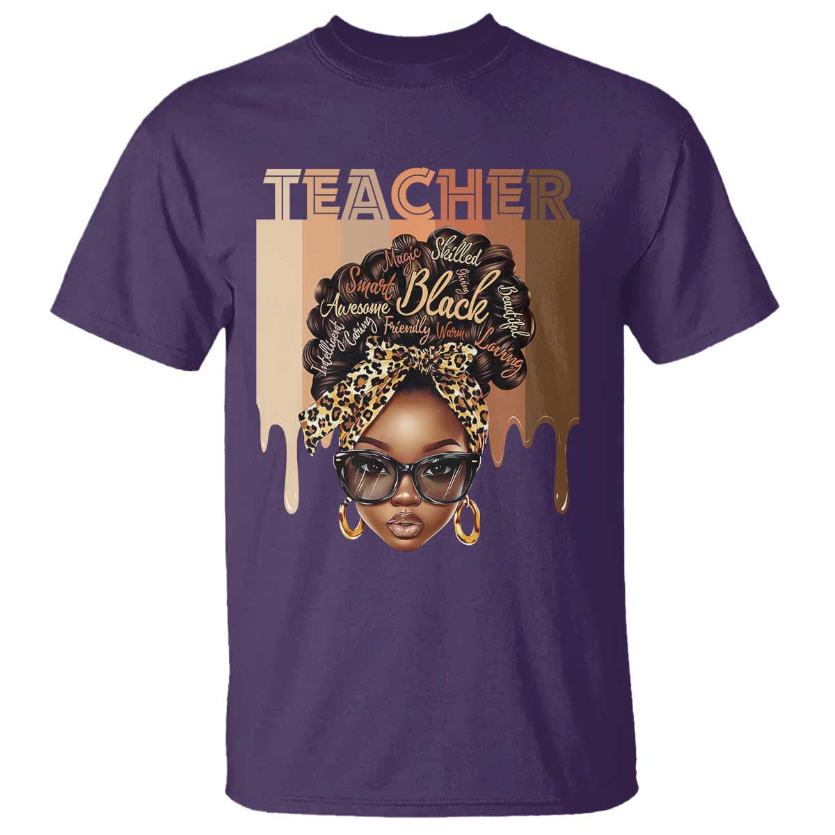 black-teacher-magic-t-shirt-black-history-month-afro-hair-melanin