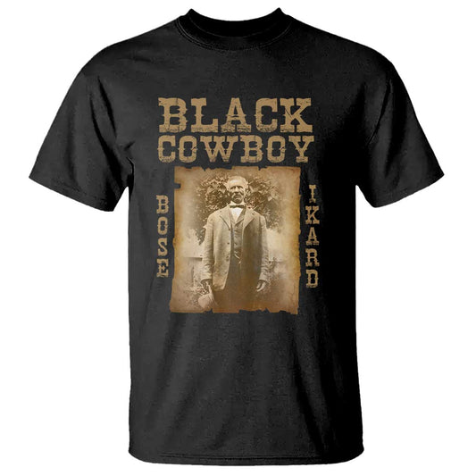 bose-ikard-t-shirt-black-cowboy-western-legend-vintage