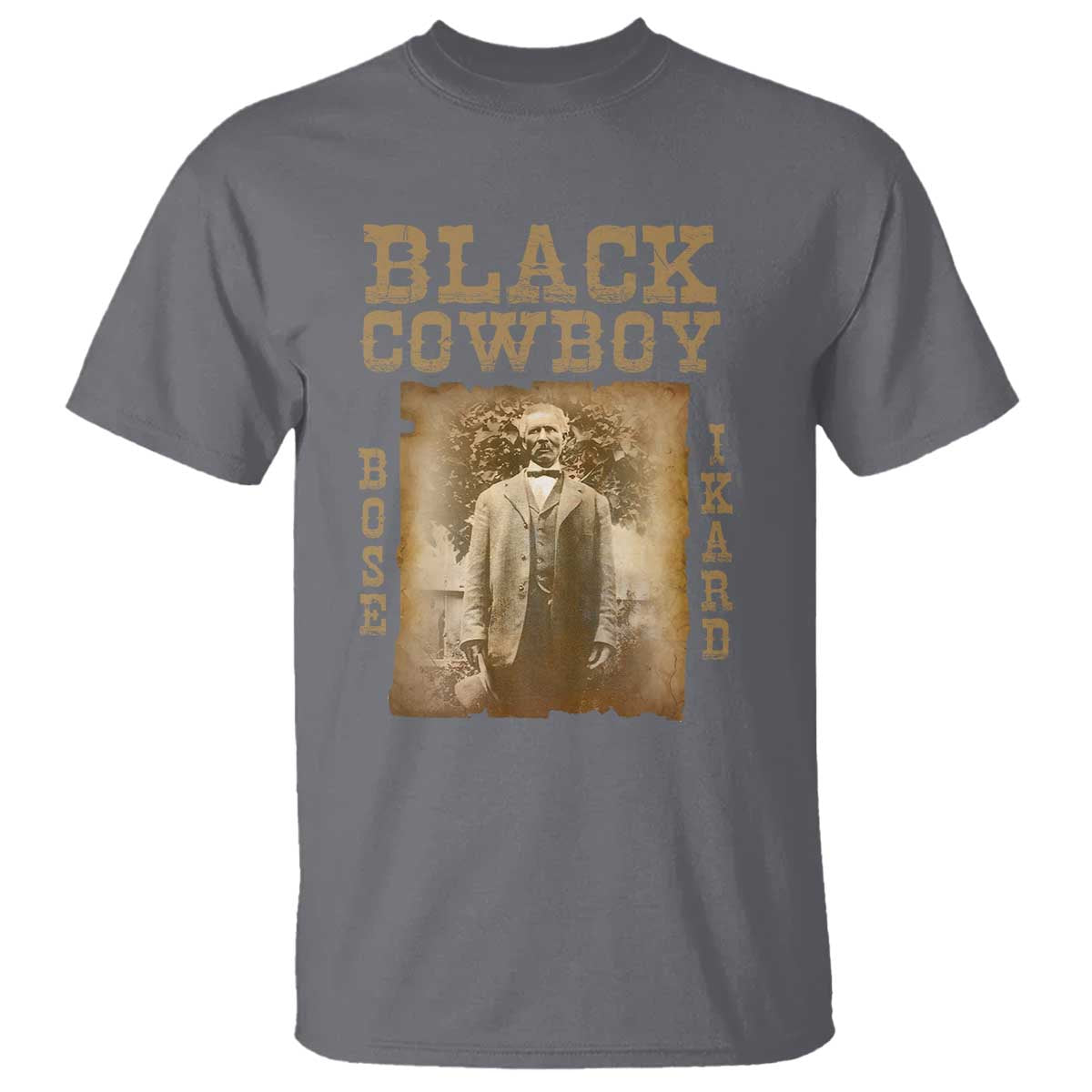 bose-ikard-t-shirt-black-cowboy-western-legend-vintage