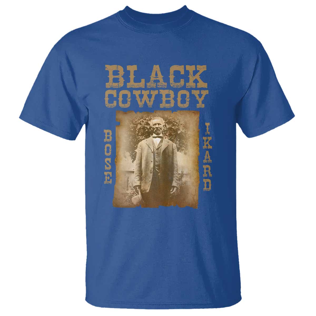 bose-ikard-t-shirt-black-cowboy-western-legend-vintage