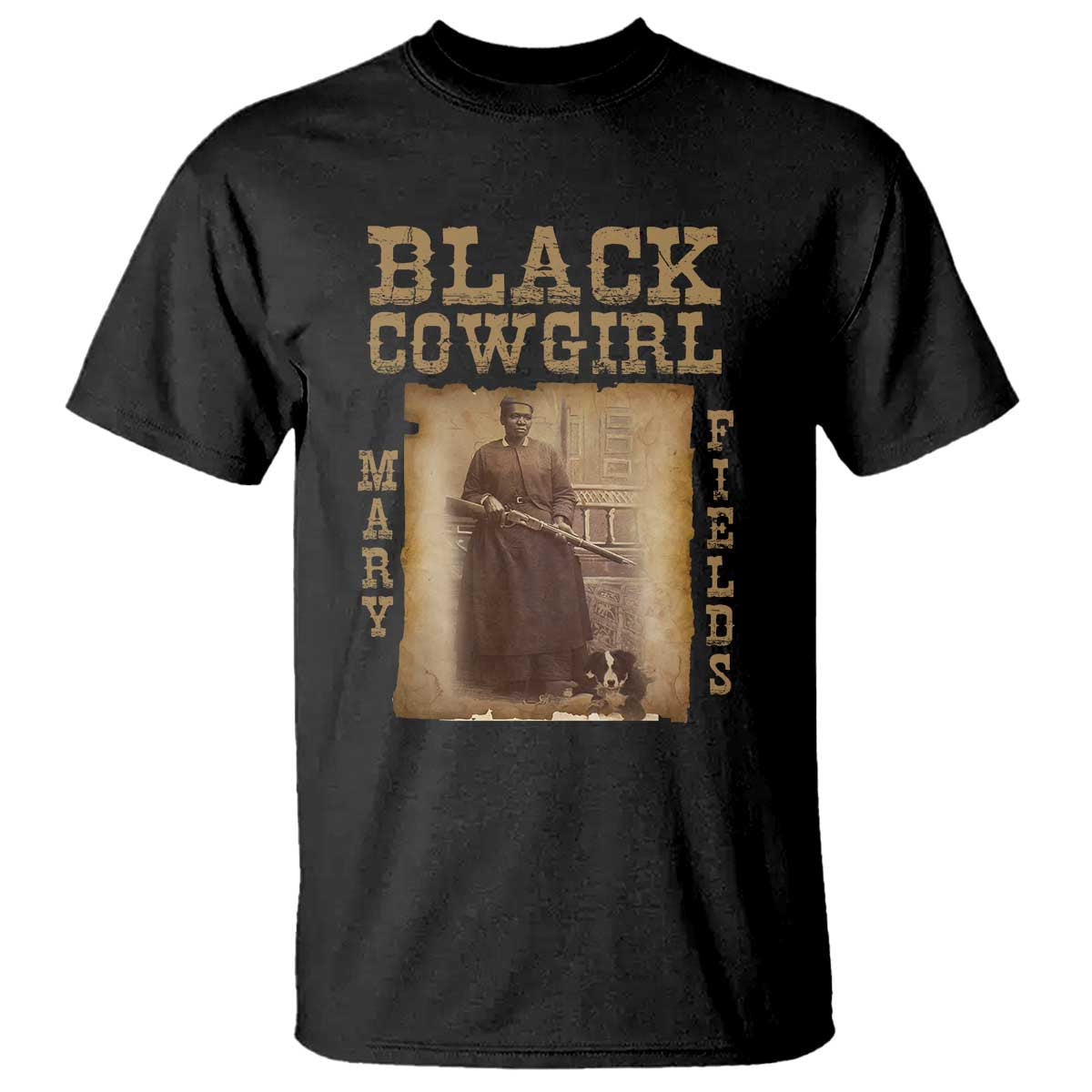 mary-fields-t-shirt-black-cowgirl-pioneer-western-legend-vintage