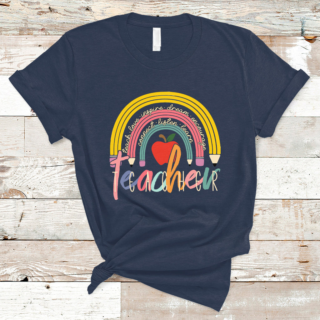 teacher-t-shirt-teacher-teach-love-inspire-rainbow-pencil-back-to-school-t-shirt-inspirational-teacher-shirt-funny-teacher-life