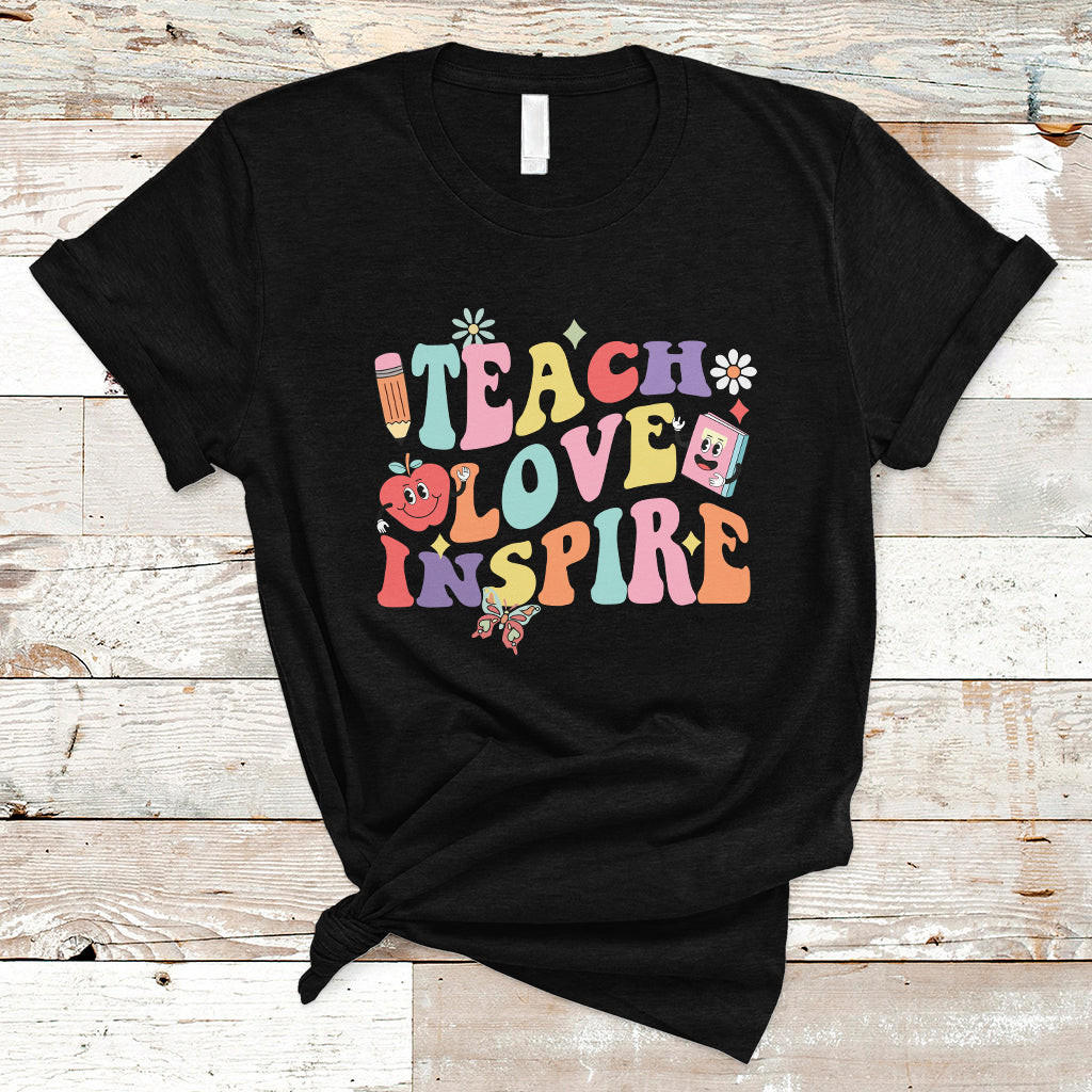 teacher-t-shirt-back-to-school-teach-love-inspire-retro-teachers-groovy-t-shirt-inspirational-teacher-shirt-funny-teacher-life