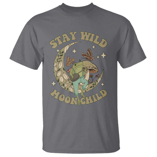 cottagecore-aesthetic-frog-t-shirt-stay-wild-moon-child-playing-banjo-on-mushroom-with-butterflies