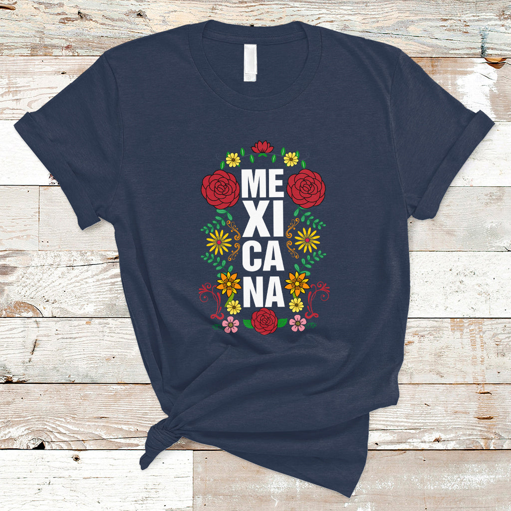 hispanic-heritage-month-mexico-mexican-t-shirt-mexicana-flowers