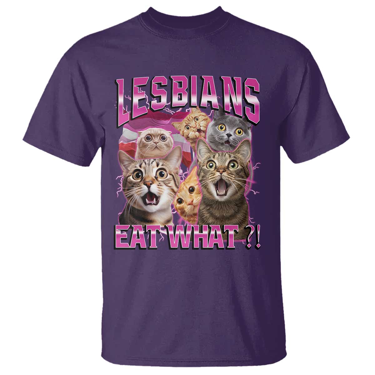 lesbians-eat-what-t-shirt-funny-lgbtq-pride-cats-meme-feline-lover-bootleg