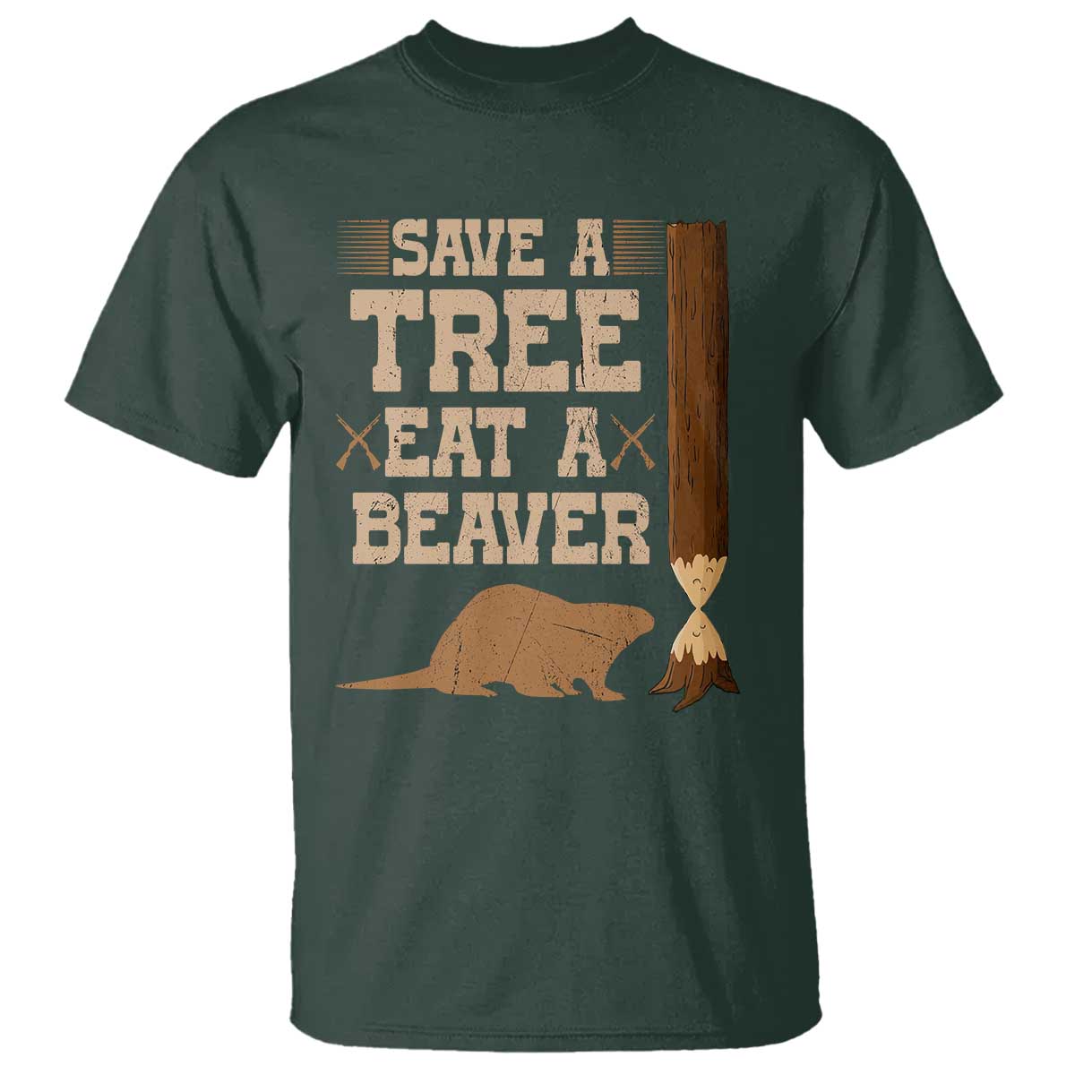 funny-save-a-tree-eat-a-beaver-t-shirt-hunting-beavers-hunter