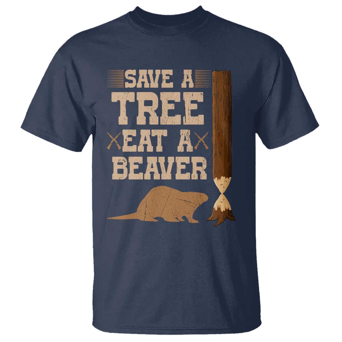 funny-save-a-tree-eat-a-beaver-t-shirt-hunting-beavers-hunter