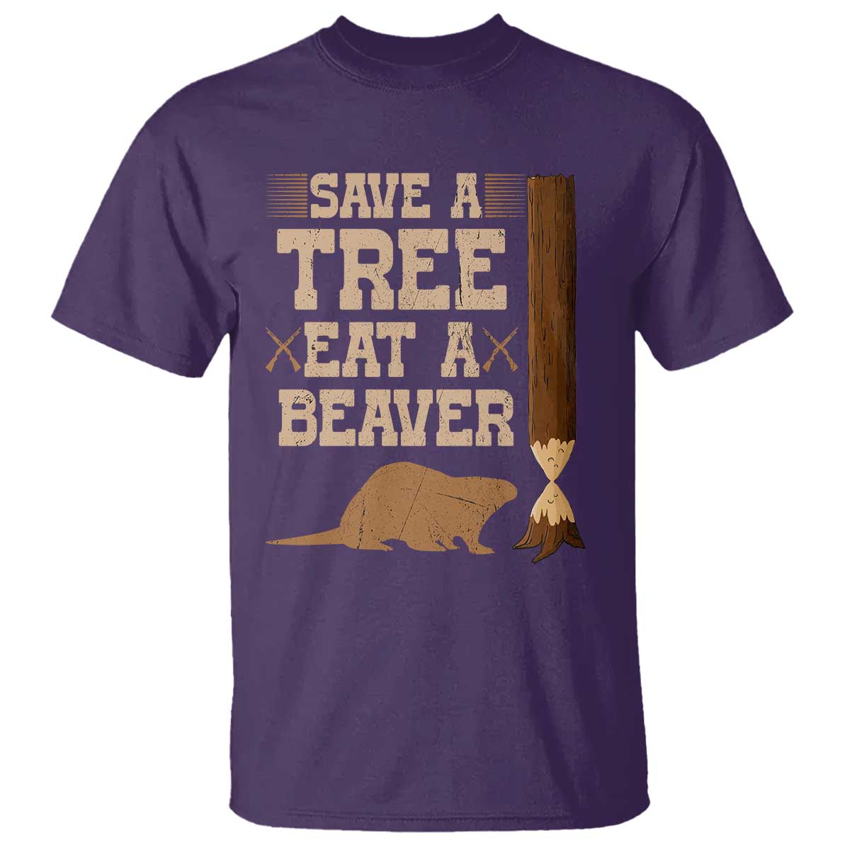 funny-save-a-tree-eat-a-beaver-t-shirt-hunting-beavers-hunter