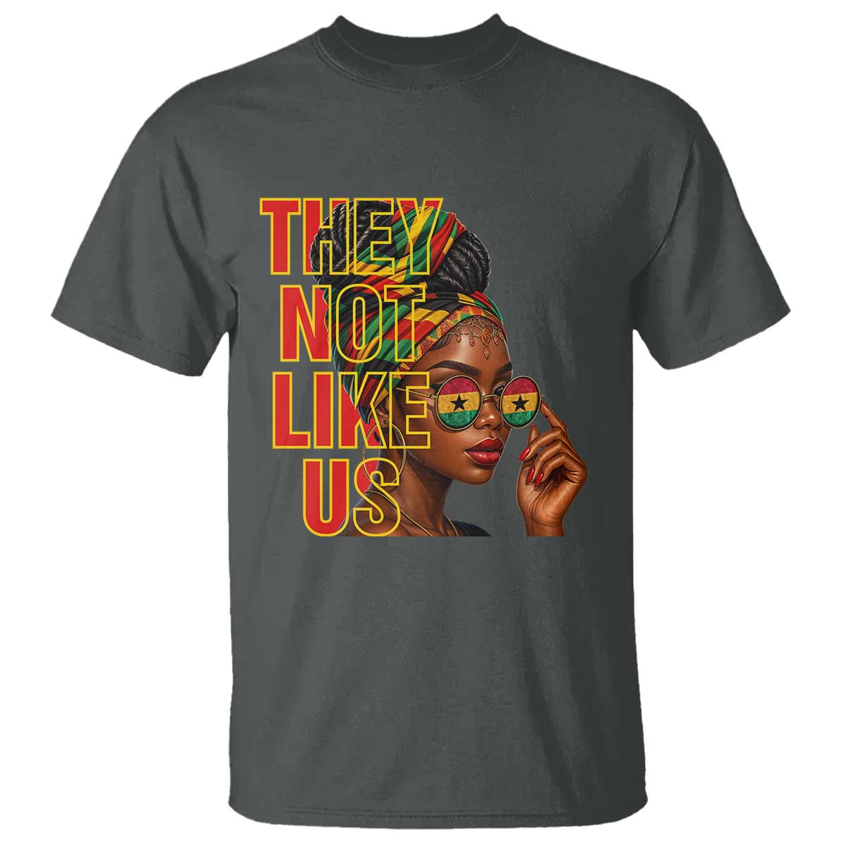 they-not-like-us-afro-queen-t-shirt-melanin-magic-woman-witth-headwrap-and-sunglasses