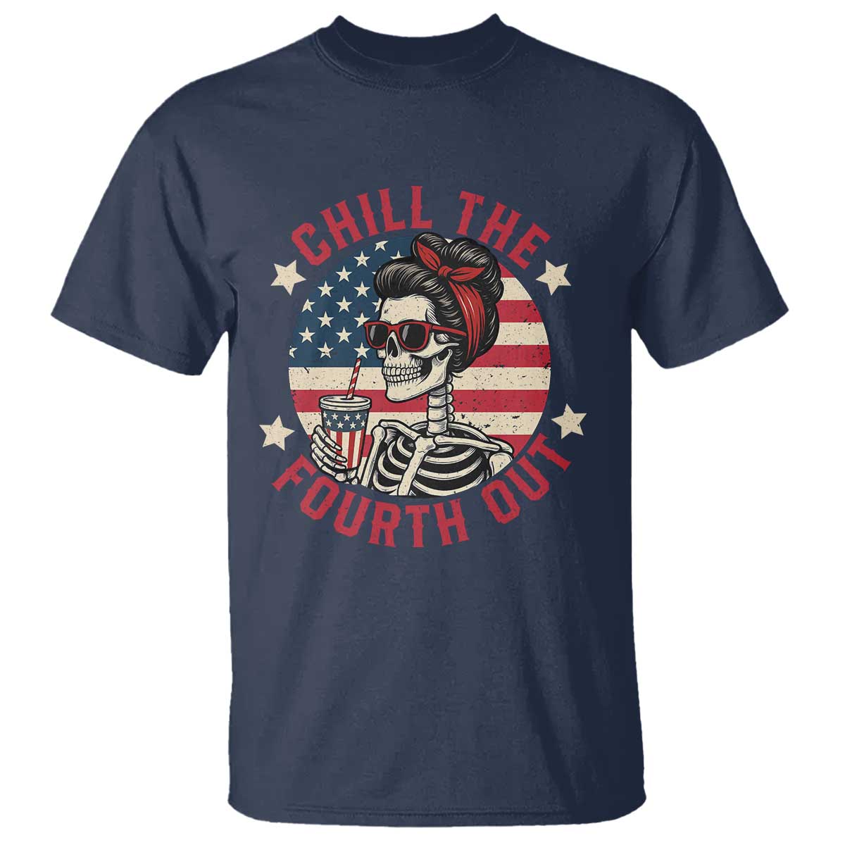 retro-skeleton-4th-of-july-t-shirt-chill-the-fourth-out-funny-patriotic-american-flag