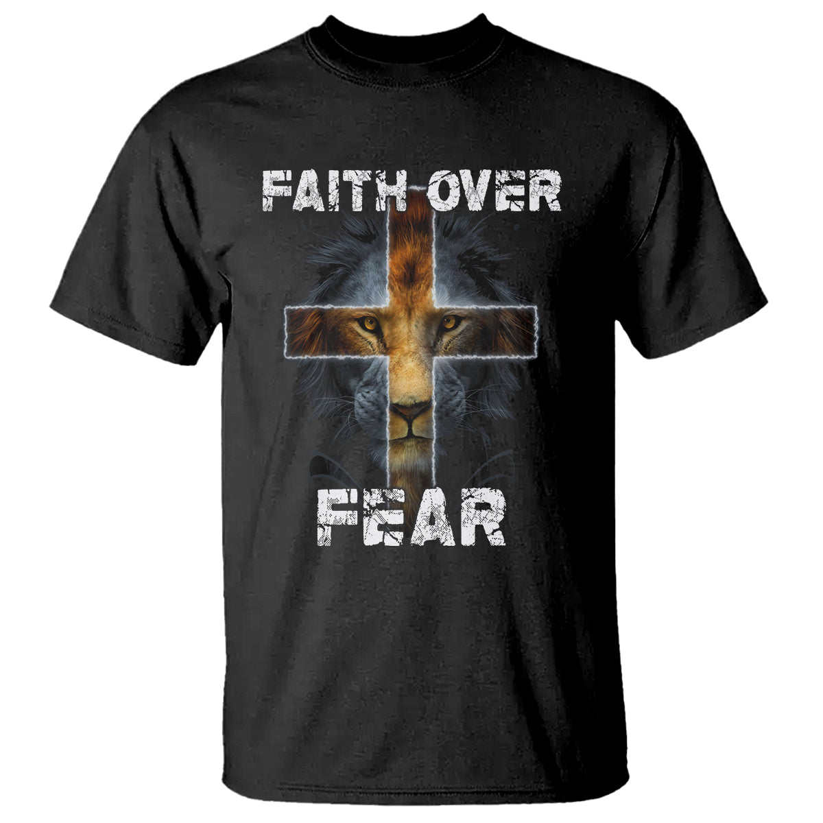 christian-t-shirt-faith-over-fear