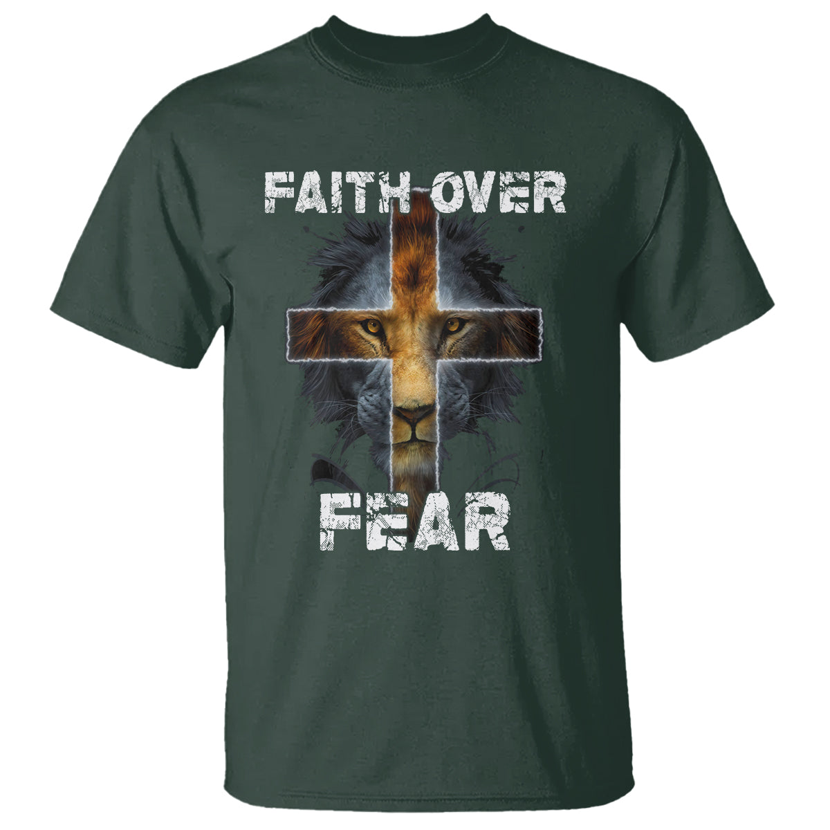 christian-t-shirt-faith-over-fear