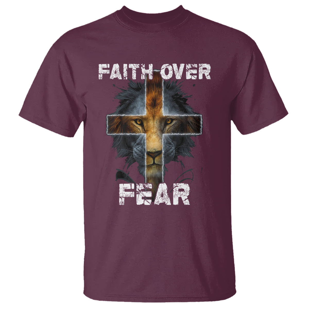 christian-t-shirt-faith-over-fear