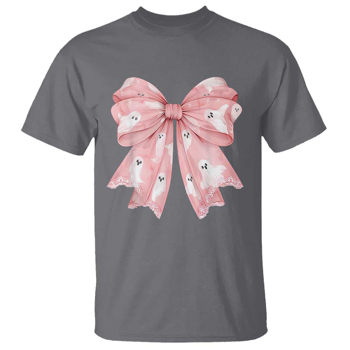 pink-ghost-bow-coquette-t-shirt-cute-girlly-boo-sheet-halloween-spooky-season