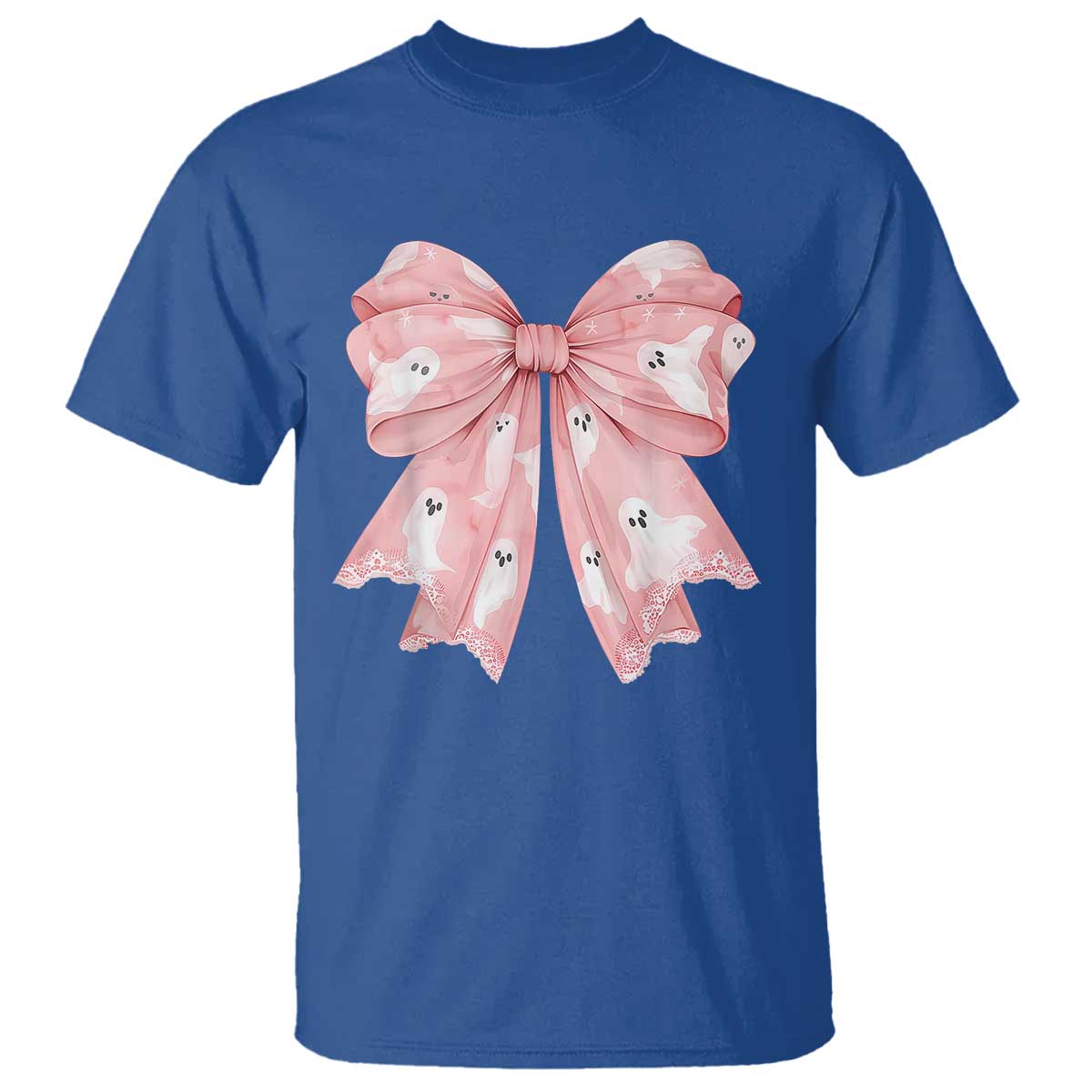 pink-ghost-bow-coquette-t-shirt-cute-girlly-boo-sheet-halloween-spooky-season