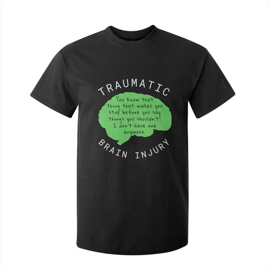 Traumatic Brain Injury Support T Shirt For Kid TBI Warrior Fighter Squad