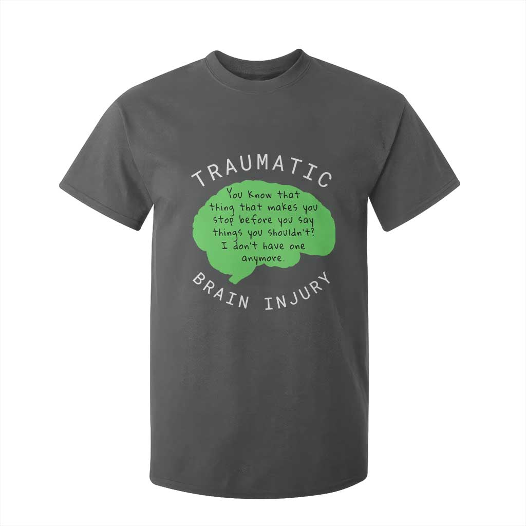 Traumatic Brain Injury Support T Shirt For Kid TBI Warrior Fighter Squad