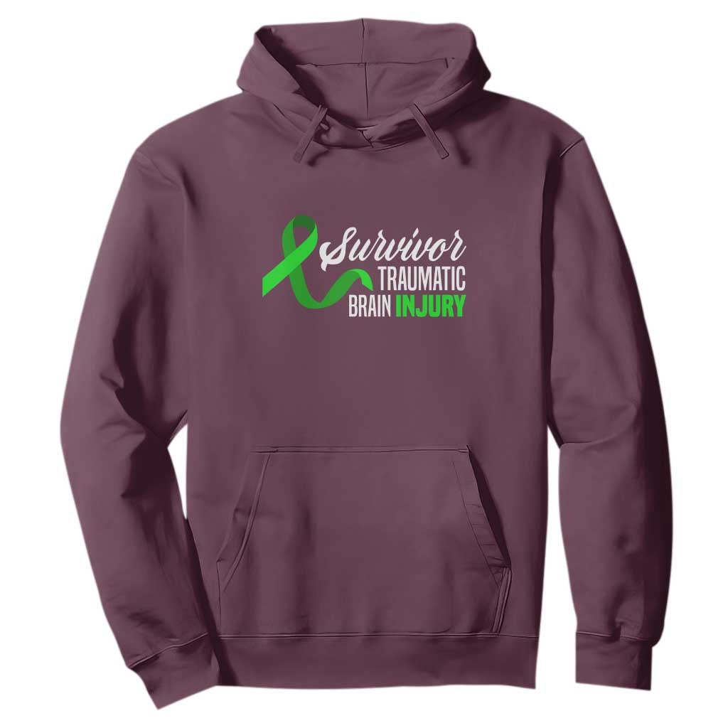 Traumatic Brain Injury Support Hoodie TBI Survivor