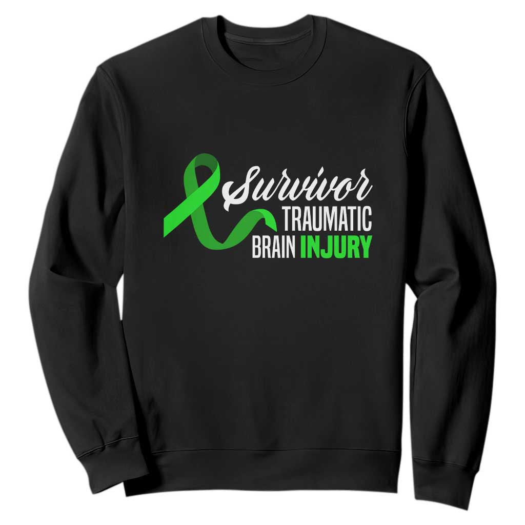 Traumatic Brain Injury Support Sweatshirt TBI Survivor