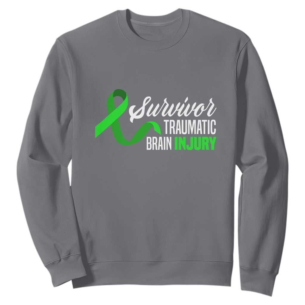 Traumatic Brain Injury Support Sweatshirt TBI Survivor