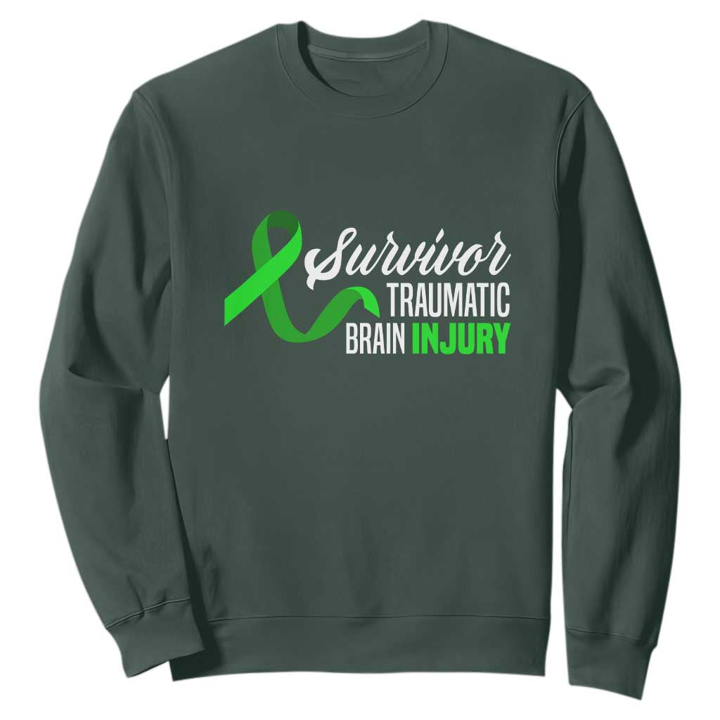Traumatic Brain Injury Support Sweatshirt TBI Survivor