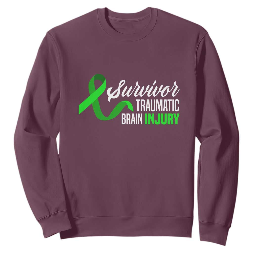 Traumatic Brain Injury Support Sweatshirt TBI Survivor