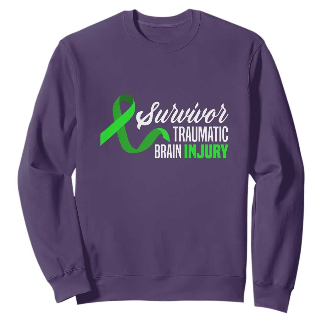 Traumatic Brain Injury Support Sweatshirt TBI Survivor
