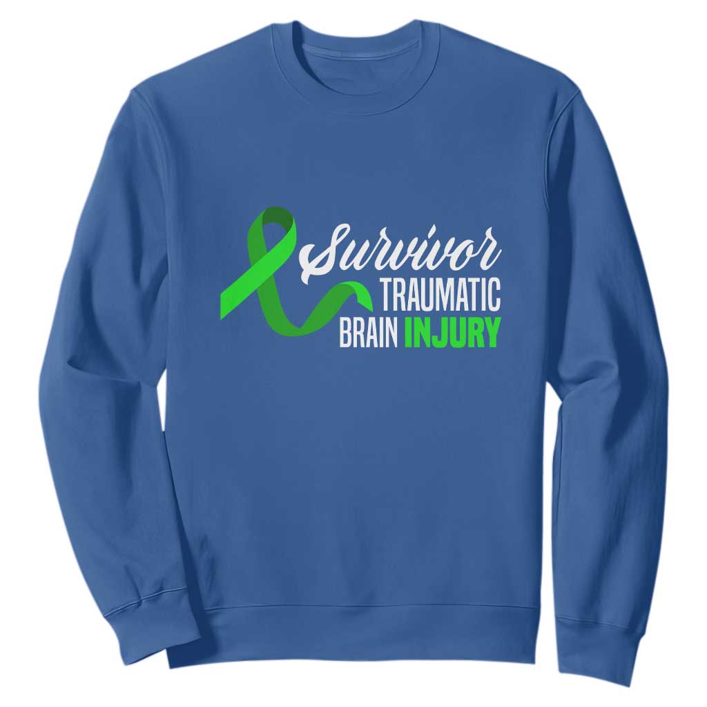 Traumatic Brain Injury Support Sweatshirt TBI Survivor