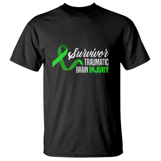 Traumatic Brain Injury Support T Shirt TBI Survivor