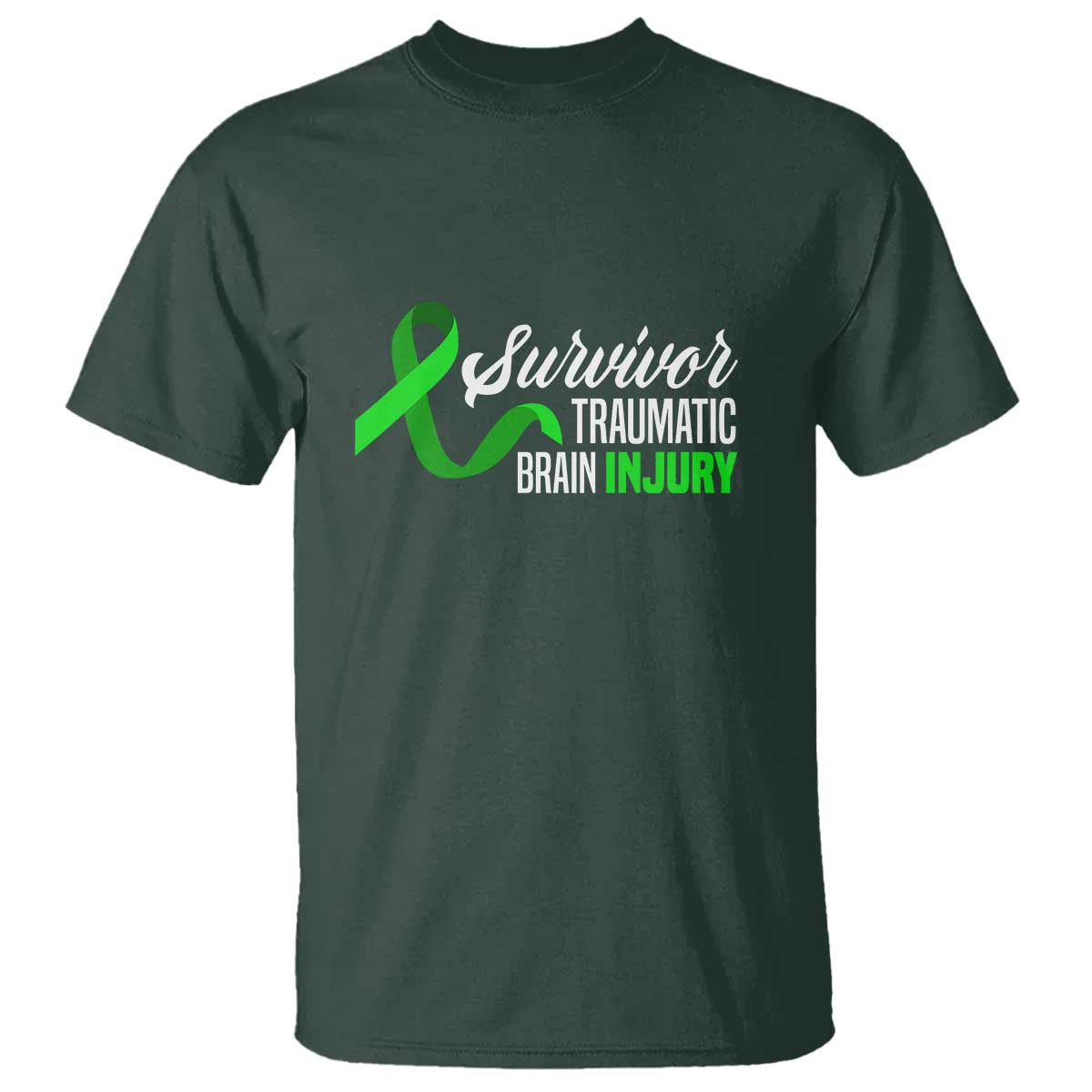Traumatic Brain Injury Support T Shirt TBI Survivor