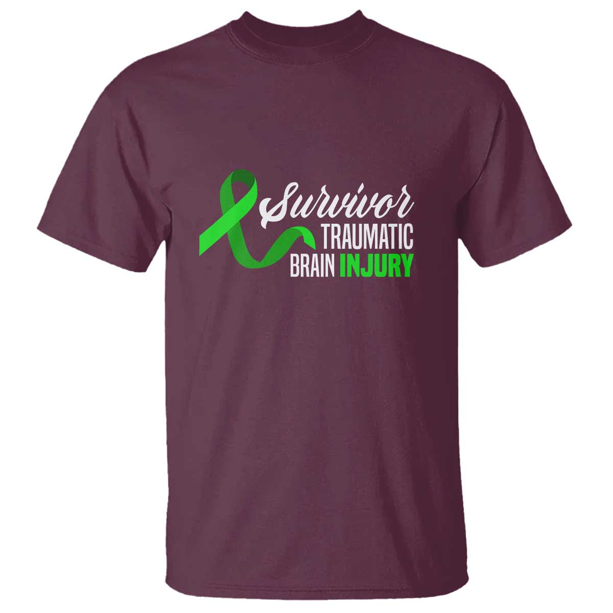 Traumatic Brain Injury Support T Shirt TBI Survivor
