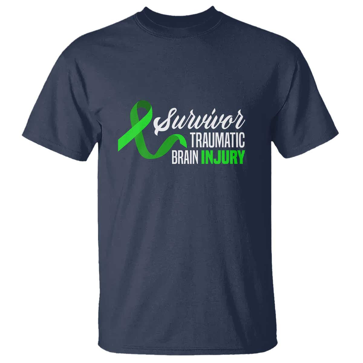 Traumatic Brain Injury Support T Shirt TBI Survivor