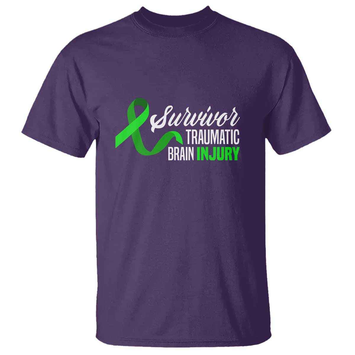 Traumatic Brain Injury Support T Shirt TBI Survivor