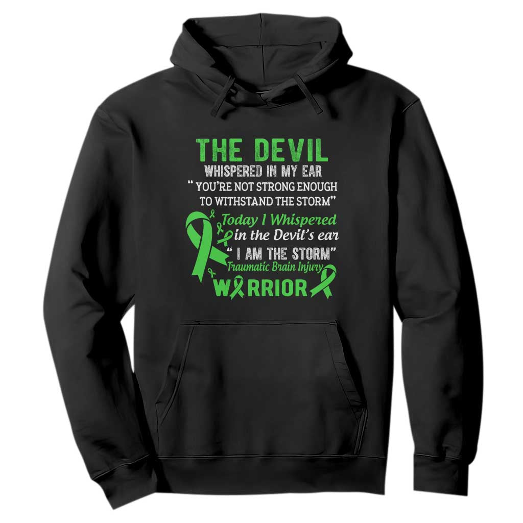 Traumatic Brain Injury Support Hoodie I Am The Storm TBI Warrior