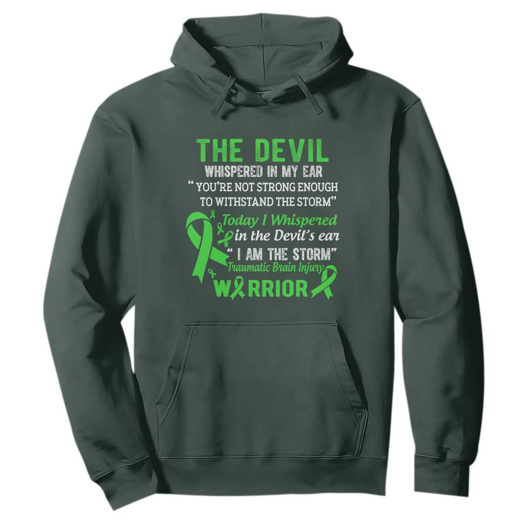 Traumatic Brain Injury Support Hoodie I Am The Storm TBI Warrior
