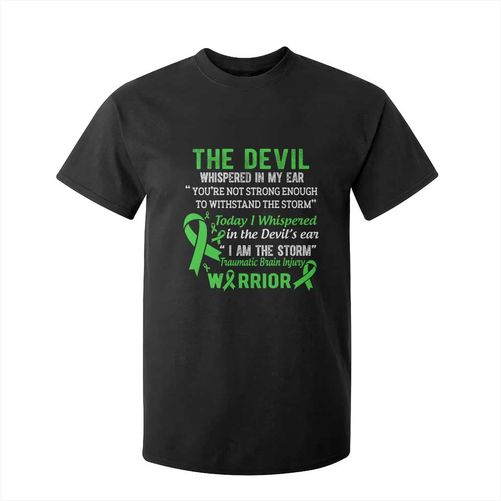 Traumatic Brain Injury Support T Shirt For Kid I Am The Storm TBI Warrior