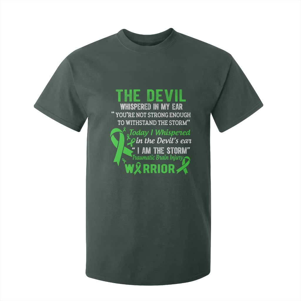 Traumatic Brain Injury Support T Shirt For Kid I Am The Storm TBI Warrior