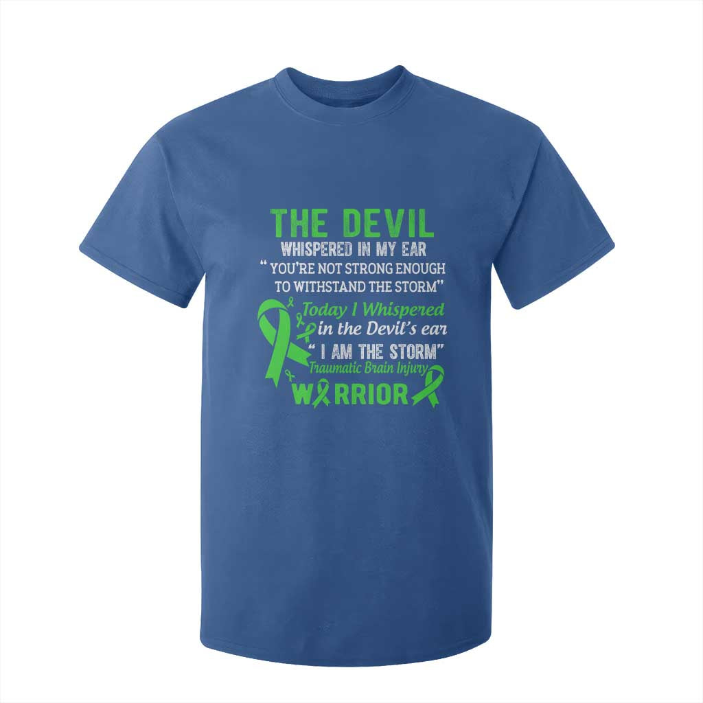 Traumatic Brain Injury Support T Shirt For Kid I Am The Storm TBI Warrior