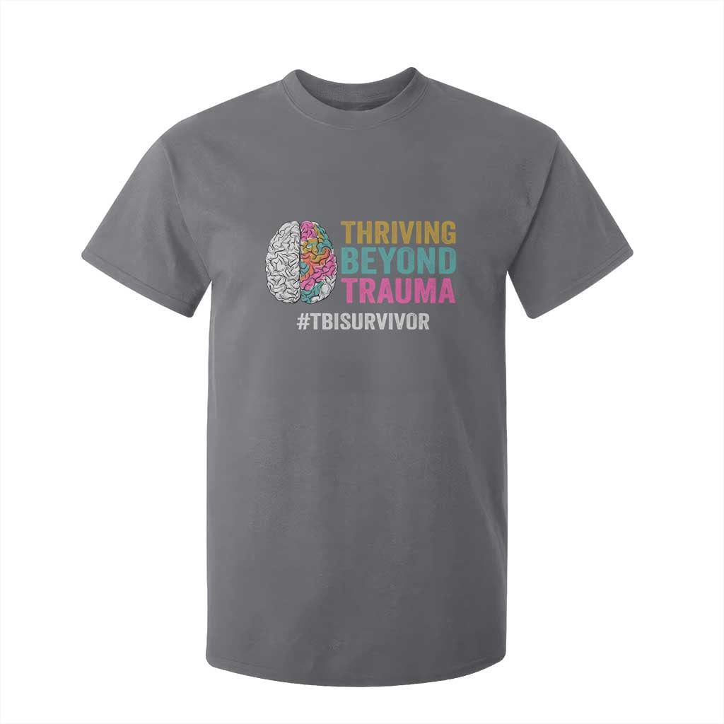 Traumatic Brain Injury Support T Shirt For Kid Thriving Beyond Trauma TBI Survivor