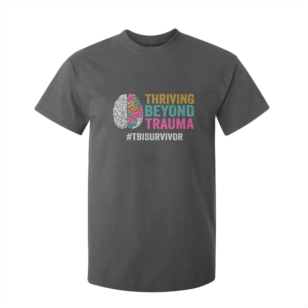 Traumatic Brain Injury Support T Shirt For Kid Thriving Beyond Trauma TBI Survivor