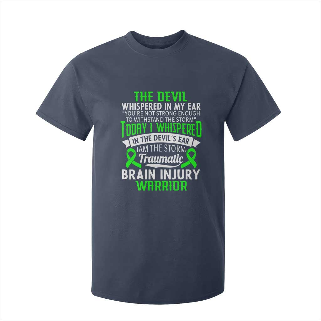 Traumatic Brain Injury Support T Shirt For Kid TBI Warrior I Am The Storm