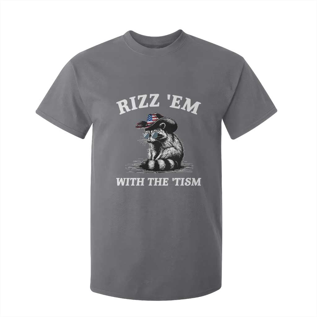 Autism Racoon Cowboy T Shirt For Kid Rizz Em With The Tism