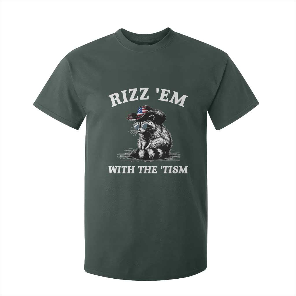 Autism Racoon Cowboy T Shirt For Kid Rizz Em With The Tism