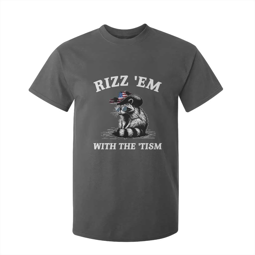 Autism Racoon Cowboy T Shirt For Kid Rizz Em With The Tism