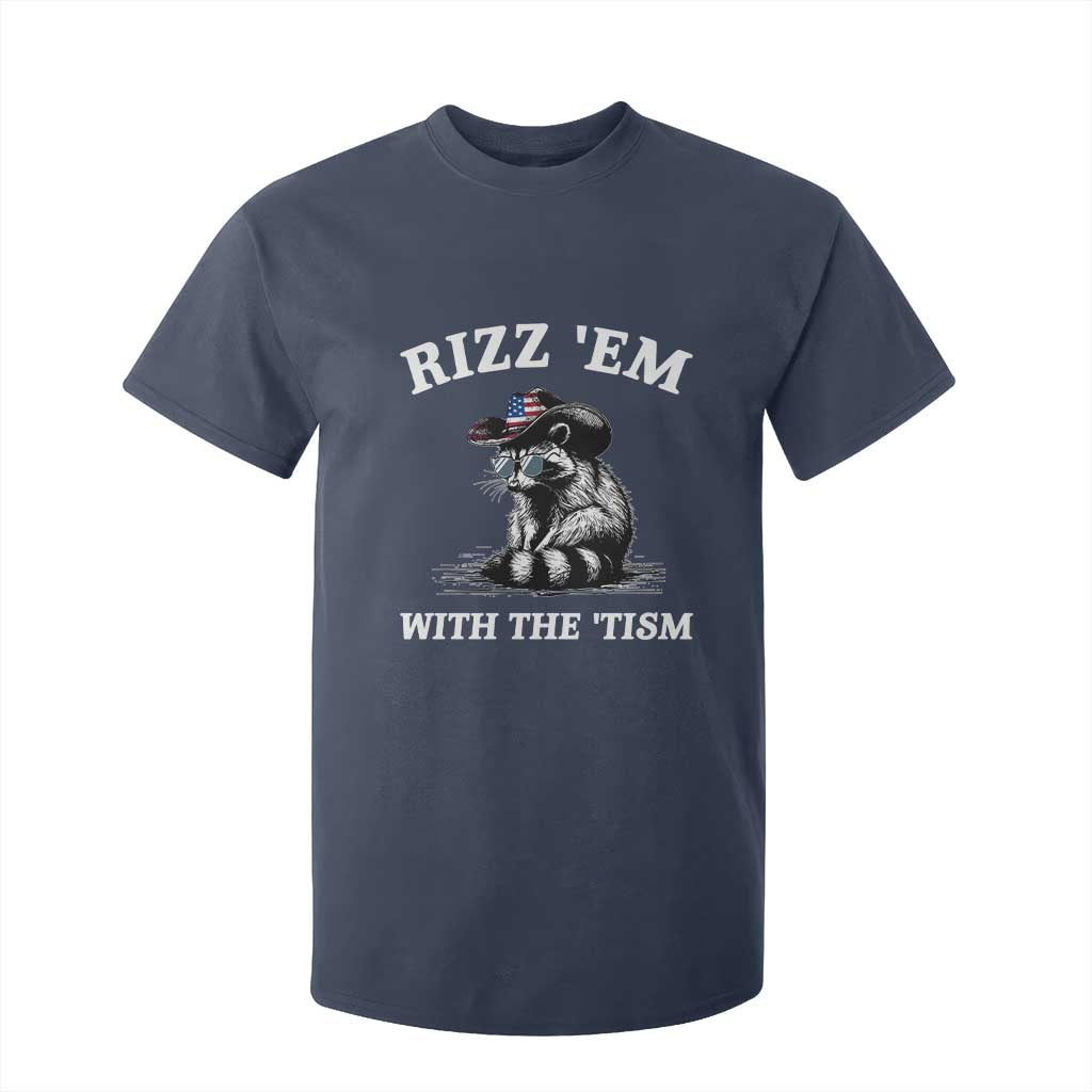 Autism Racoon Cowboy T Shirt For Kid Rizz Em With The Tism