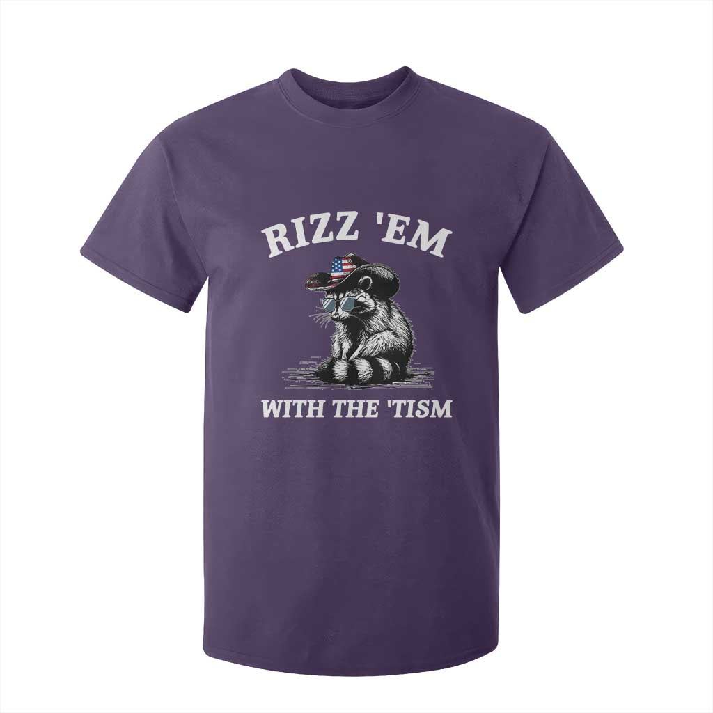 Autism Racoon Cowboy T Shirt For Kid Rizz Em With The Tism