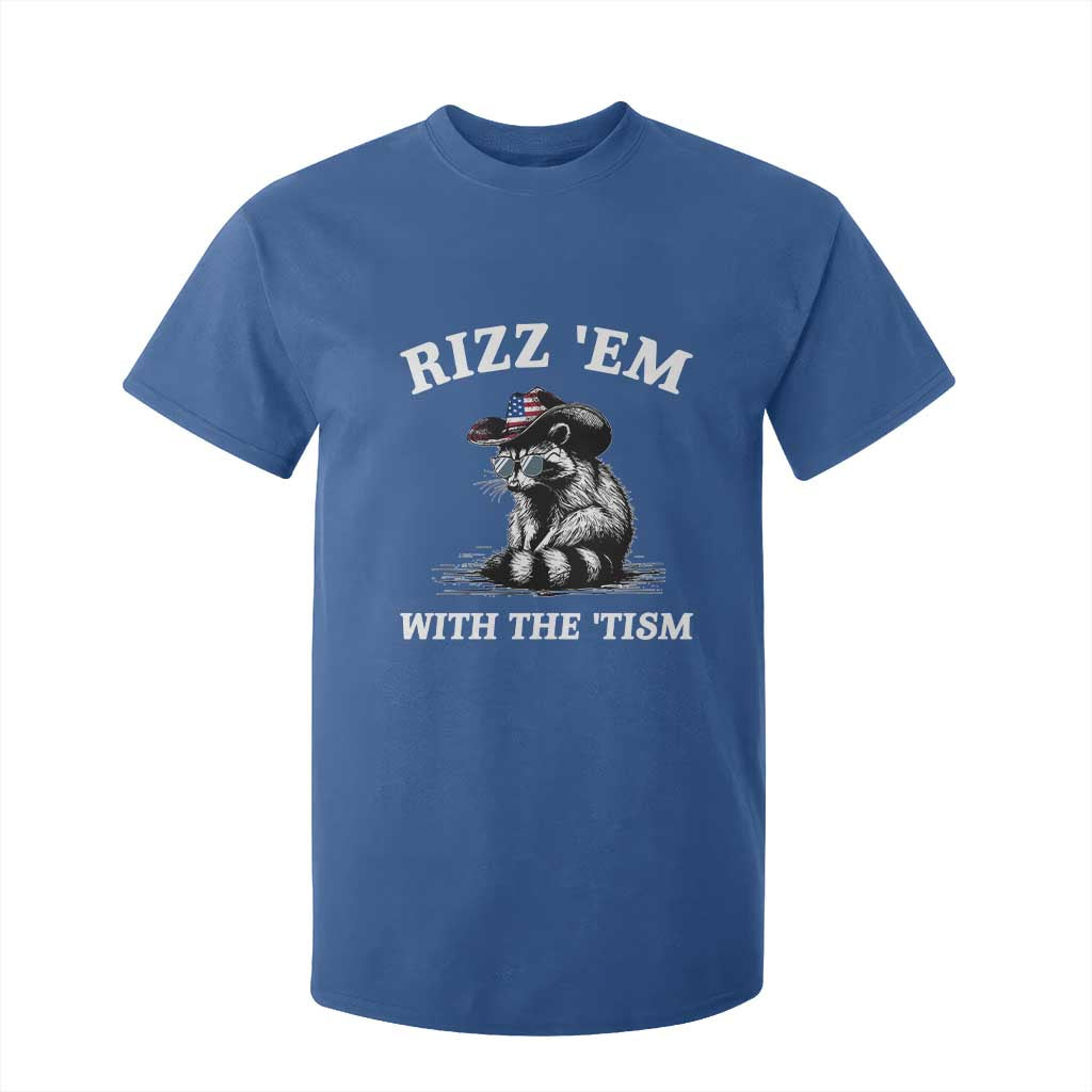 Autism Racoon Cowboy T Shirt For Kid Rizz Em With The Tism