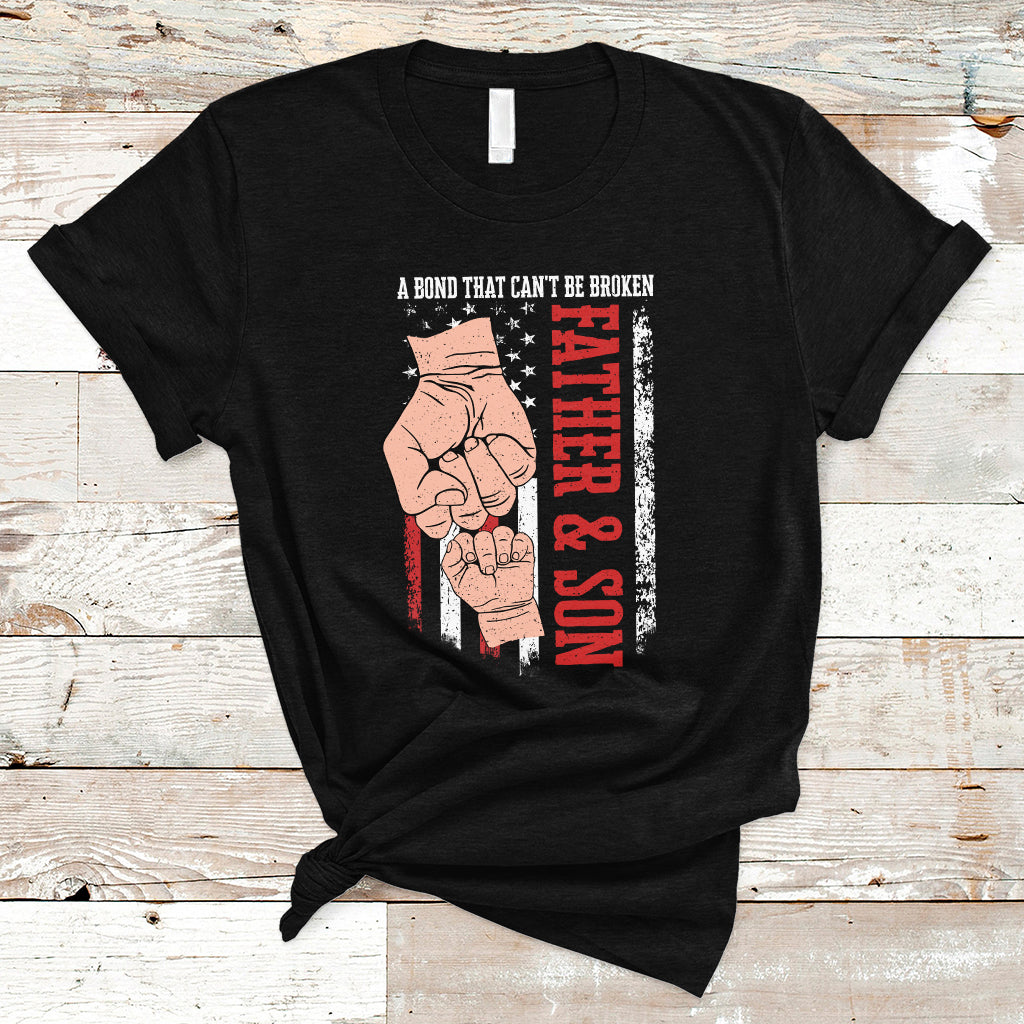 fathers-day-t-shirt-american-flag-father-and-son-a-bond-that-cant-be-broken-family-matching-dad-and-son