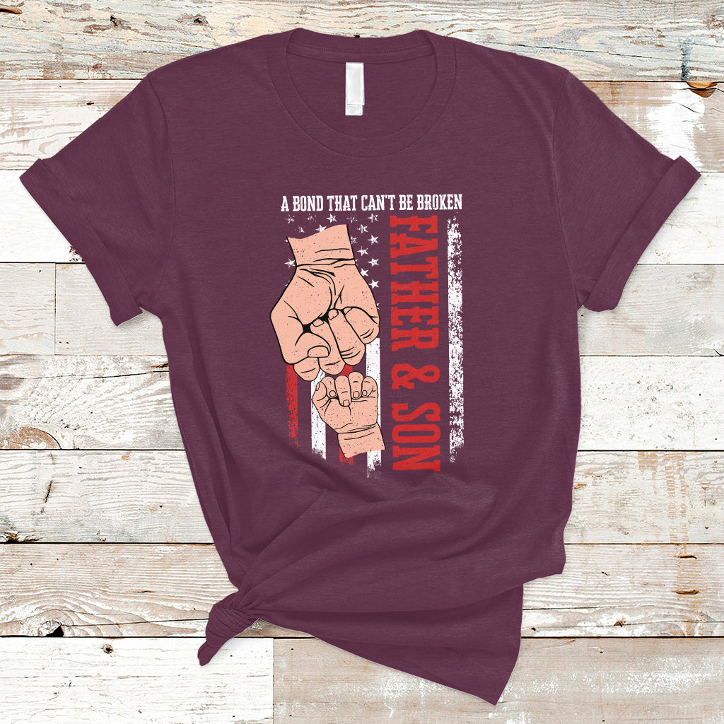 fathers-day-t-shirt-american-flag-father-and-son-a-bond-that-cant-be-broken-family-matching-dad-and-son
